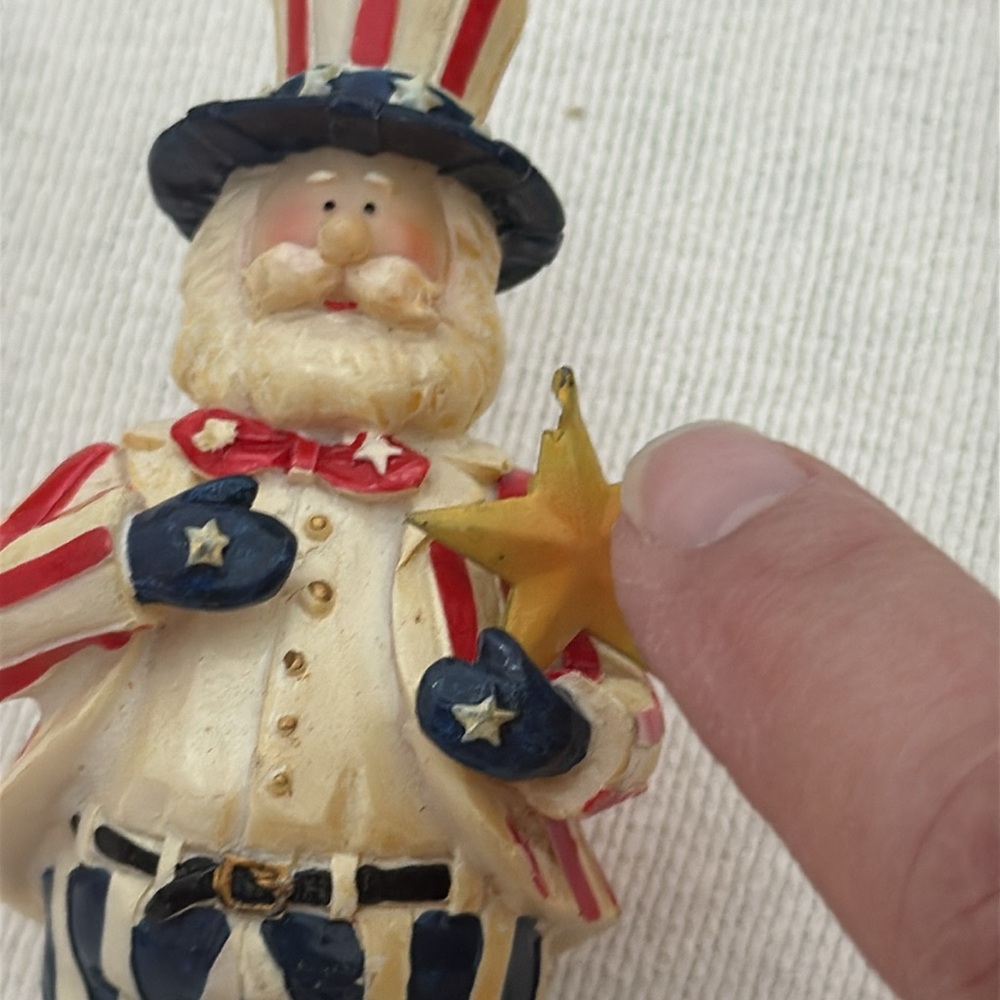 Patriotic Uncle Sam Figurines July 4th decor (mlb) - Picture 6 of 12